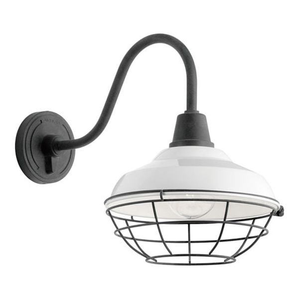 【KICHLER】アメリカ・アウトドア・シェードウォールライト「Pier」1灯(W320×D530×H410mm)