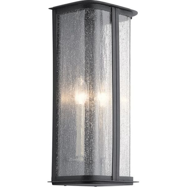 【KICHLER】アメリカ・アウトドア・ウォールライト「Timmin」2灯(W220×D150×H460mm)