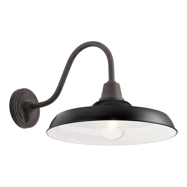 【KICHLER】アメリカ・アウトドア・シェードウォールライト「Pier」1灯(W420×D590×H410mm)