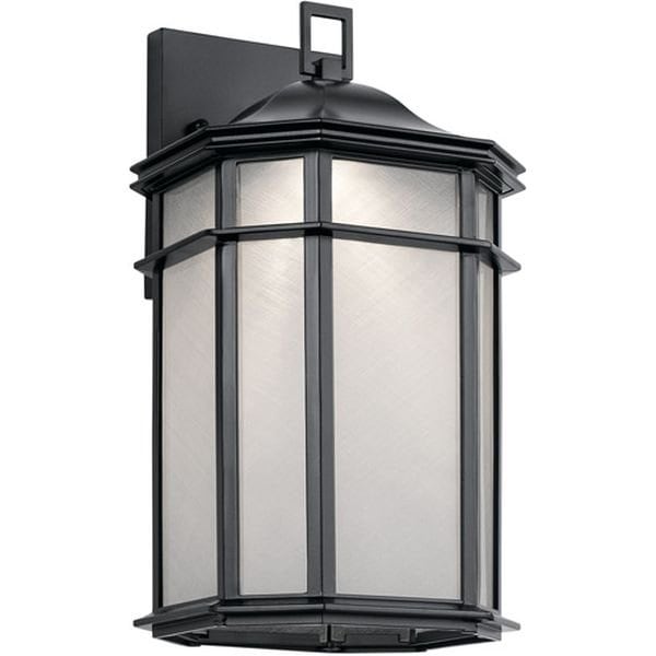 【KICHLER】アメリカ・LEDアウトドア・ランタンウォールライト「Kent」1灯(W200×D220×H370mm)