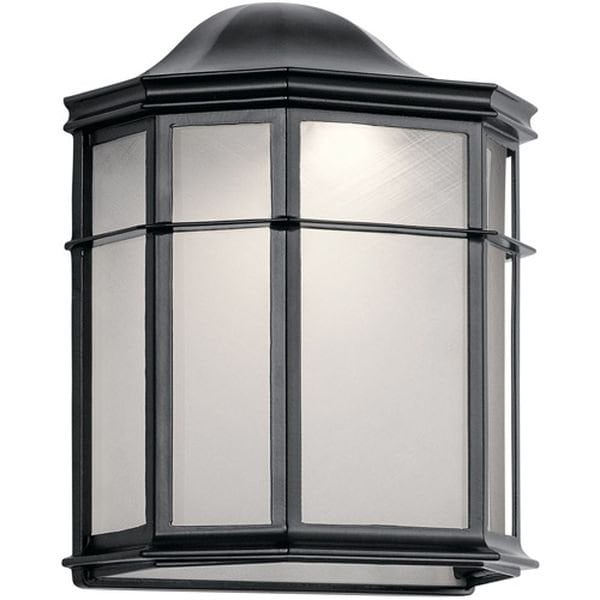 【KICHLER】アメリカ・LEDアウトドアウォールライト「Kent」1灯(W200×D110×H250mm)
