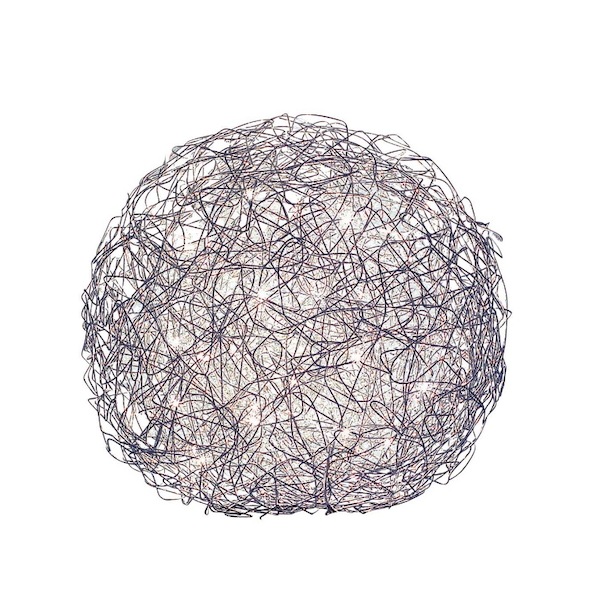 【Catellani & Smith】 イタリア・LEDボールインテリア照明「Fil de Fer F」 アルミ (Φ500mm)