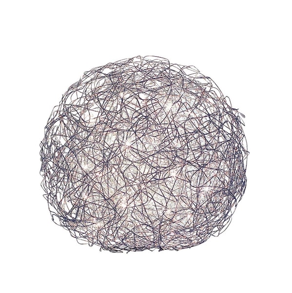 【Catellani & Smith】 イタリア・LEDボールインテリア照明「Fil de Fer F」 アルミ (Φ1000mm)