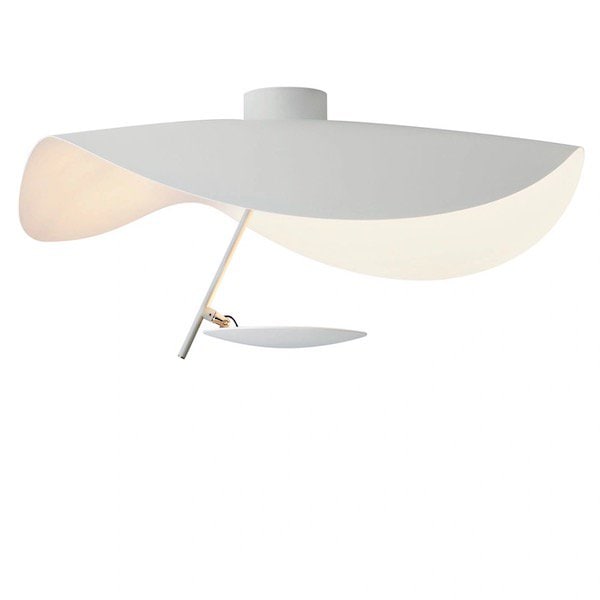 【Catellani & Smith】 イタリア・LEDインテリア照明「Lederam Manta CWS1」白  (Φ600×H300mm)