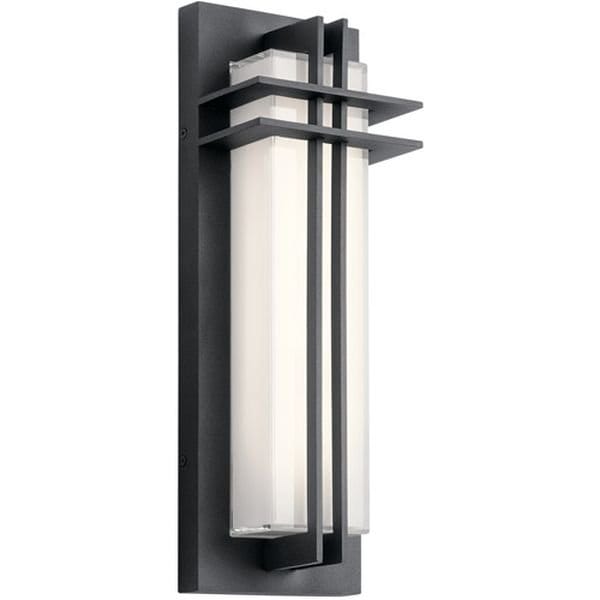 【KICHLER】アメリカ・LEDアウトドアウォールライト「Manhattan」1灯(W130×D100×H410mm)