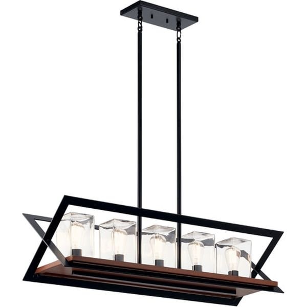 U.S. キチラー アメリカ 5灯 シャンデリア クリスタル 照明 ペンダント