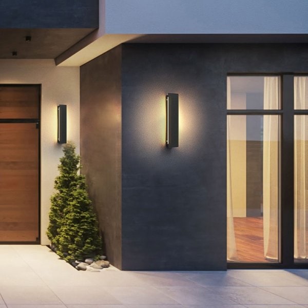 【法人様・店舗様限定】【GAVT】インテリア照明 モダンウォールライト ブラック（H300mm）***