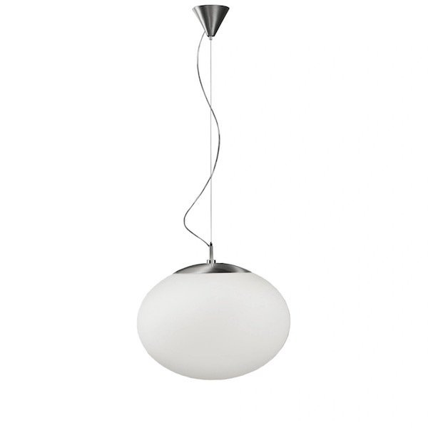 【Bover】 スペイン・インテリア照明「Elipse S／50」Satined Nickel (Φ500×H1900mm)