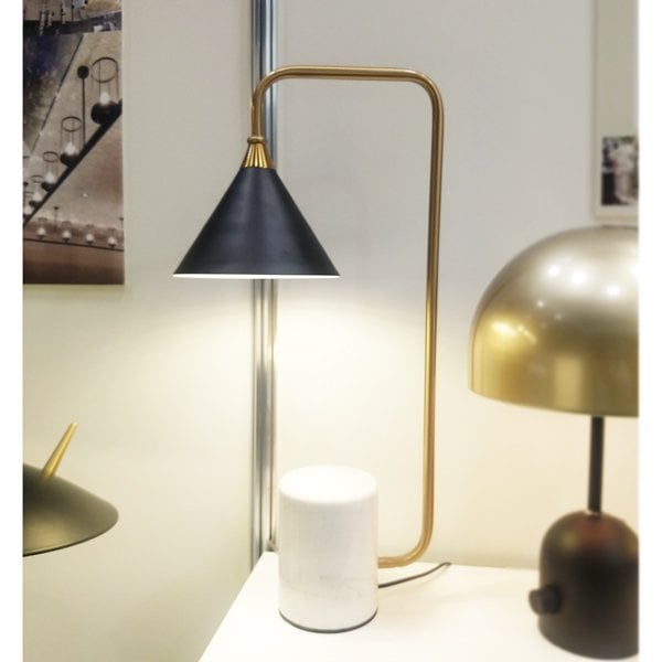 【1台在庫有！】インテリア照明 デザイン照明 テーブルライト ゴールド（W250×H620mm）