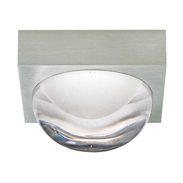 【TECH LIGHTING】アメリカ・シーリングライト「SPHERE」1灯Satin Nickel（W80×L120×H120mm）