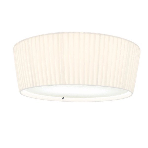 【Bover】 スペイン・インテリア照明「Plafonet 43」White Ribbon Shade  (Φ430×H150mm)