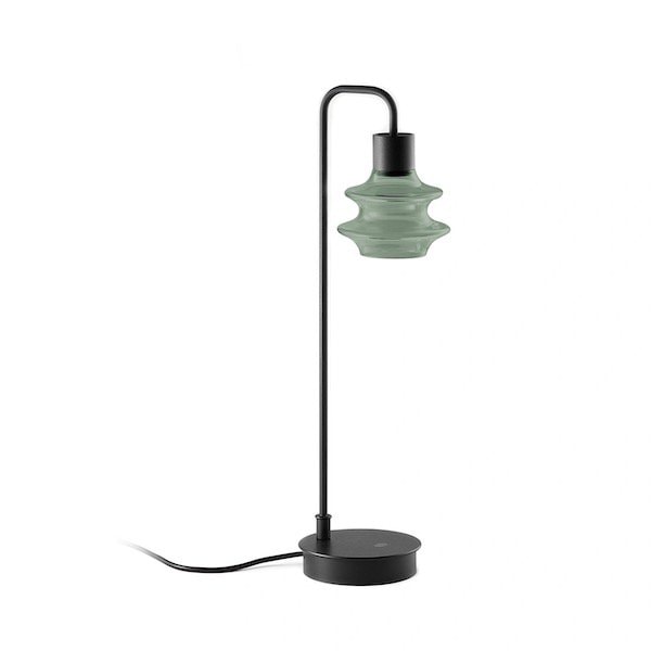 【Bover】 スペイン・インテリア照明「Drop M／50」Green Glass ／ Clear, With Dimmer (Φ120×H500mm)