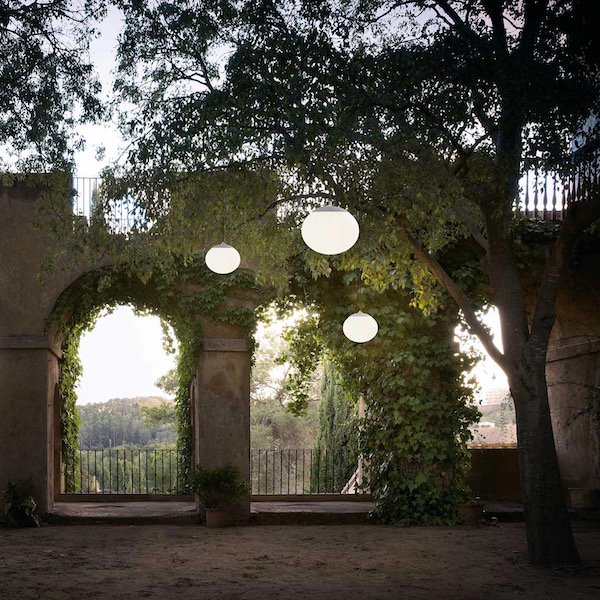 【Bover】 スペイン・アウトドア インテリア照明「Elipse S／30／H Outdoor」White　E26×2灯 (Φ300×H259mm)