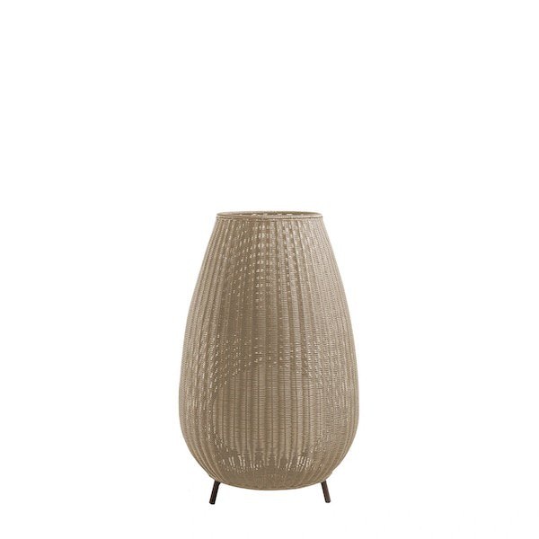 【Bover】 スペイン・アウトドア インテリア照明「Amphora 01 ／ 02 ／ 03」01, Light Beige
 (Φ490×H775mm)