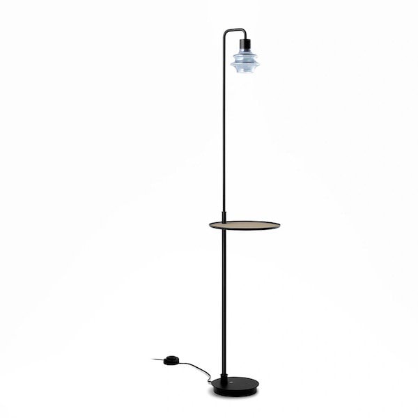 【Bover】 スペイン・インテリア照明「Drop P／131」Blue Glass ／ Clear (Φ260×H1310mm)