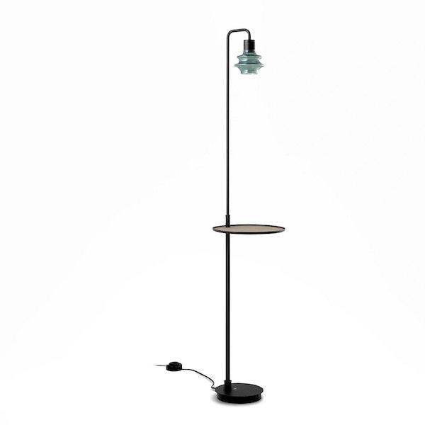 【Bover】 スペイン・インテリア照明「Drop P／131」Green Glass ／ Clear (Φ260×H1310mm)
