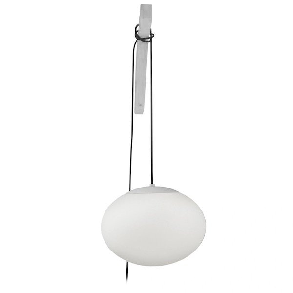 【Bover】 スペイン・アウトドア インテリア照明「Elipse S／50／H Outdoor」White (Φ500×H411mm)
