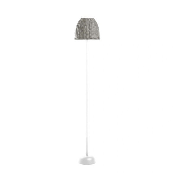 【Bover】 スペイン・アウトドア インテリア照明「Atticus P／114／R Outdoor」White Base, Shade Beige (Φ197×H1140mm)