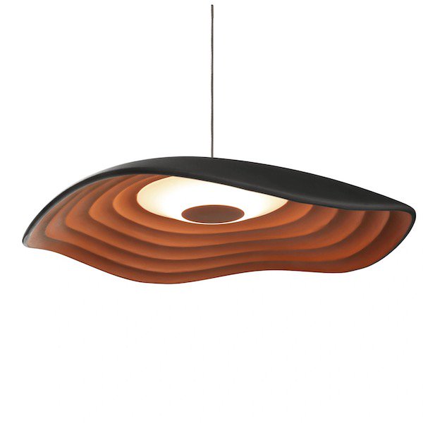 【Bover】 スペイン・インテリア照明「Valentina S／24」Black ／ Copper (Φ240mm)