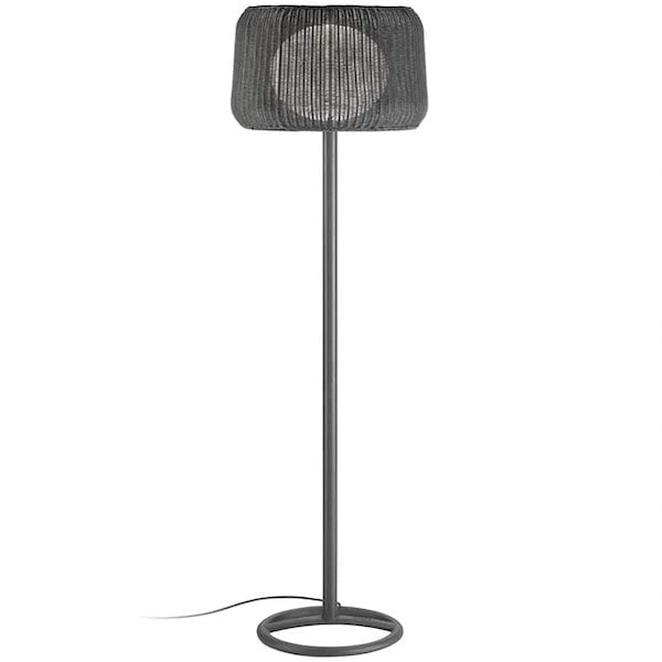 【Bover】 スペイン・アウトドア インテリア照明「Fora P Outdoor」Graphit Brown , Brown Shade (Φ500×H1650mm)
