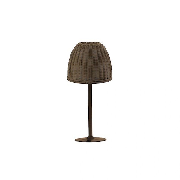 【Bover】 スペイン・アウトドア インテリア照明「Atticus P／66 Outdoor」Graphit Brown Base, Shade Brown (Φ200×H500mm)