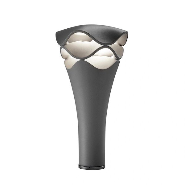 【Bover】 スペイン・アウトドア インテリア照明「Cornet B／52 Outdoor」Stone Grey
 (Φ256×H520mm)