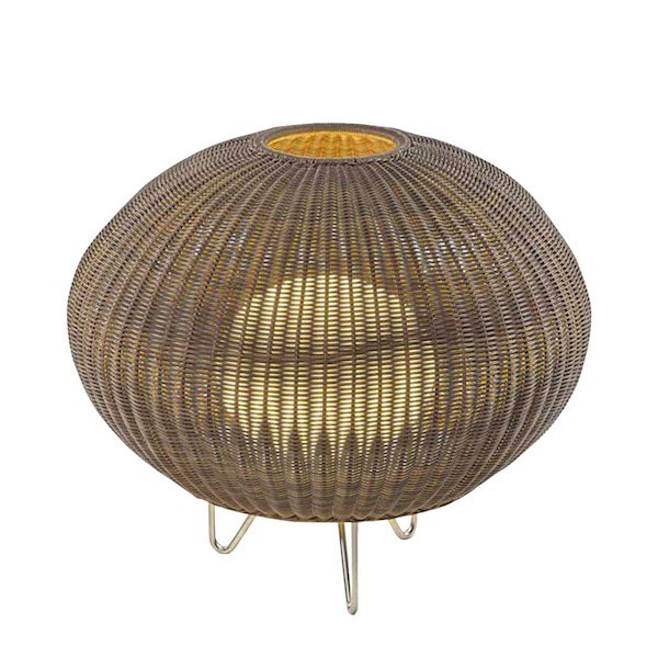 【Bover】 スペイン・アウトドア インテリア照明「Garota P／01 Outdoor」Brown Shade (Φ720×H610mm)