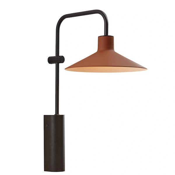 【Bover】 スペイン・インテリア照明「Platet A／02 LED」Terracotta Shade, 調光可能(TRIAC)(Φ200×D300×H400mm)