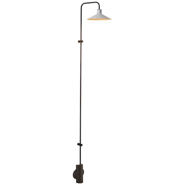 【Bover】 スペイン・インテリア照明「Platet A／06」Light Grey Shade, 調光可能(TRIAC)(Φ200×D300×H1540mm)