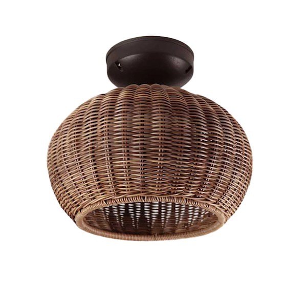 【Bover】 スペイン・アウトドア インテリア照明「Garota PF／01 Outdoor LED」Brown Shade (Φ270×H240mm)