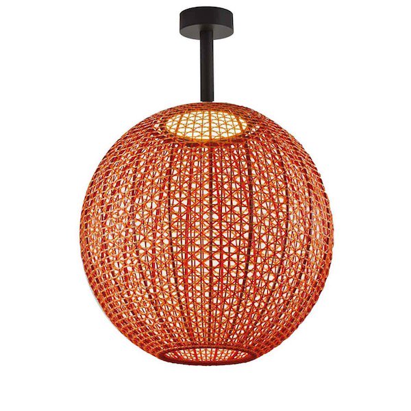 【Bover】 スペイン・アウトドア インテリア照明「Nans PF／60 Outdoor」Red (Φ600×H820mm)