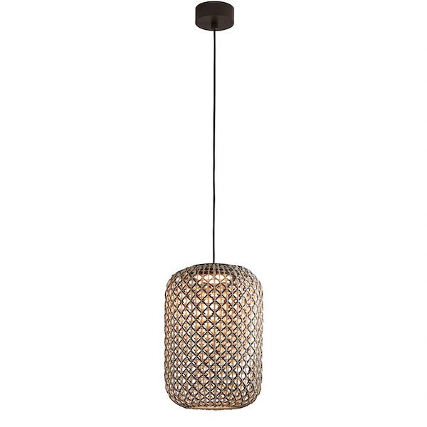 【Bover】 スペイン・アウトドア インテリア照明「Nans S／31.2 Outdoor」Brown (Φ315×H620mm)
