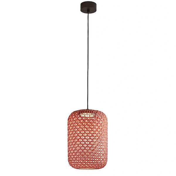 【Bover】 スペイン・アウトドア インテリア照明「Nans S／31.2 Outdoor」Red (Φ315×H620mm)