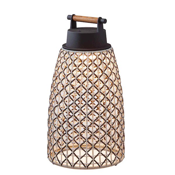【Bover】 スペイン・アウトドア インテリア照明「Nans Portable M／49／R Outdoor」Brown (Φ258×H484mm)
