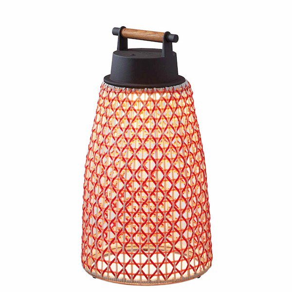 【Bover】 スペイン・アウトドア インテリア照明「Nans Portable M／49／R Outdoor」Red (Φ258×H484mm)