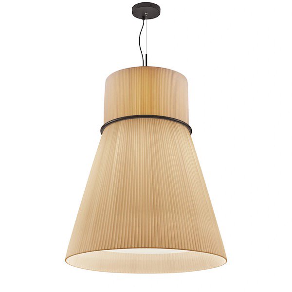 【Bover】 スペイン・インテリア照明「Folie S／70」Creme Ribbon Shade (Φ700×H860mm)