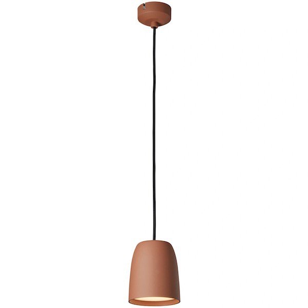 【Bover】 スペイン・インテリア照明「Nut S／10」Terracotta (Φ100×H116mm)