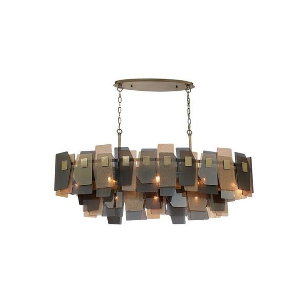 【廃盤】【MARETTI】オランダ・インテリア照明「ORAN」11灯  BRONZE（W1220×D295×H445mm）