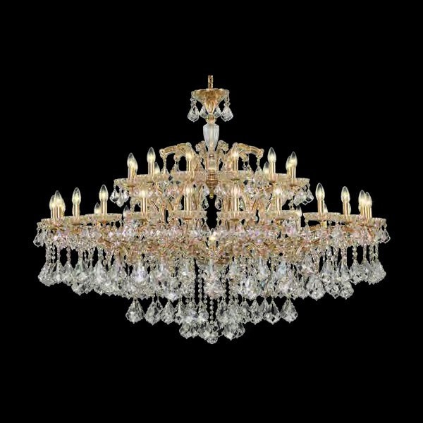 Asfour Crystal】エジプト・クリスタルシャンデリア3289 ゴールド