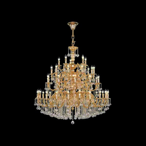 Asfour Crystal】エジプト・クリスタルシャンデリア81／45 ゴールド 45