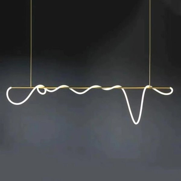 インテリア照明 LED ロープデザイン照明／ウォールライト／テーブルライト ゴールド（W200～W2000mm）***