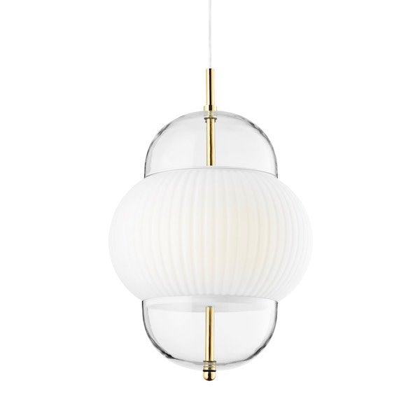 【DESIGN BY US】デンマーク・北欧照明 ガラスボールペンダント照明 「Shahin XL」5灯（Φ380×H650mm）