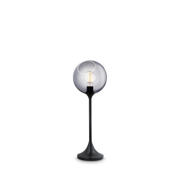 【DESIGN BY US】デンマーク・北欧照明 ガラスボールテーブルライト「Ballroom Table – Smoke」1灯（Φ200×H580mm）