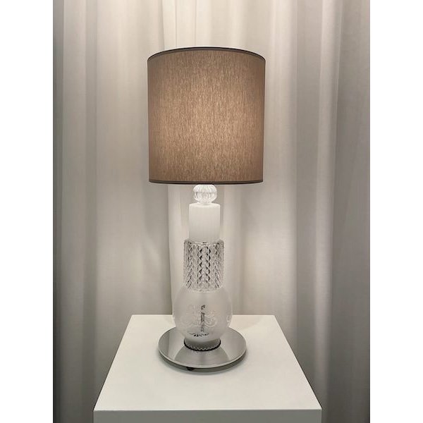 【DESIGN BY US】デンマーク・北欧照明 ガラステーブルライト「Micro Vintage – Latte」1灯（Φ250×H550mm）