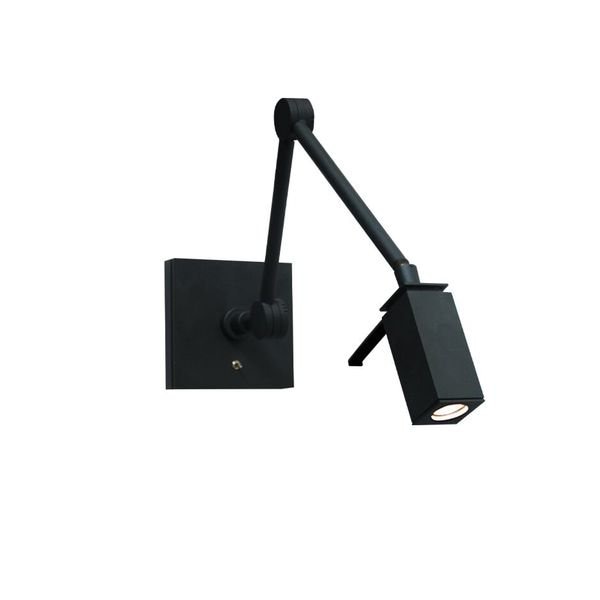 【MARETTI】オランダ・LEDウォールライト「FINO」1灯 BLACK（W120mm）
