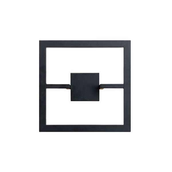 【MARETTI】オランダ・LEDウォールライト「FRAMELIGHT SLIM」1灯 BLACK（φ300mm×H120mm）