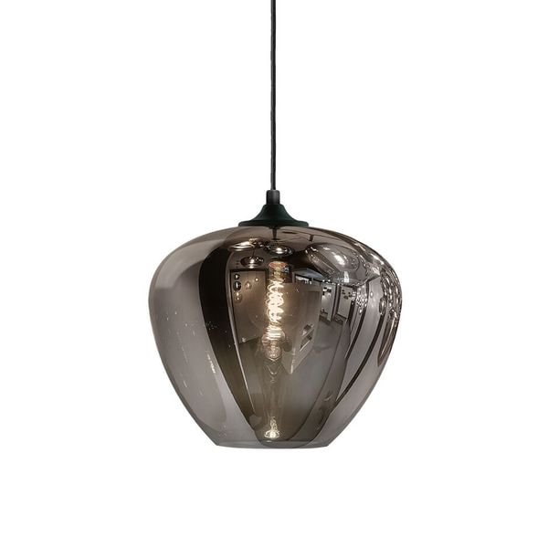 【MARETTI】オランダ・シェードペンダントライト「TULIP」1灯  SMOKE（φ300×H250mm）