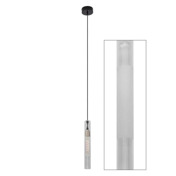 【MARETTI】オランダ・シェードペンダントライト「ICON」1灯  MATT GLASS（W100×H1500mm）