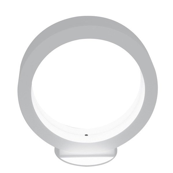 【Cini＆Nils】イタリア・インテリア照明「Assolo Appoggio LED」テーブルライト ホワイト（Φ200×D45×H207mm）