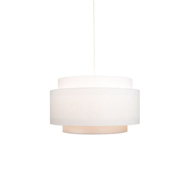 【MARETTI】オランダ・シェードペンダントライト「HALO」1灯  WHITE（φ690×H420mm）